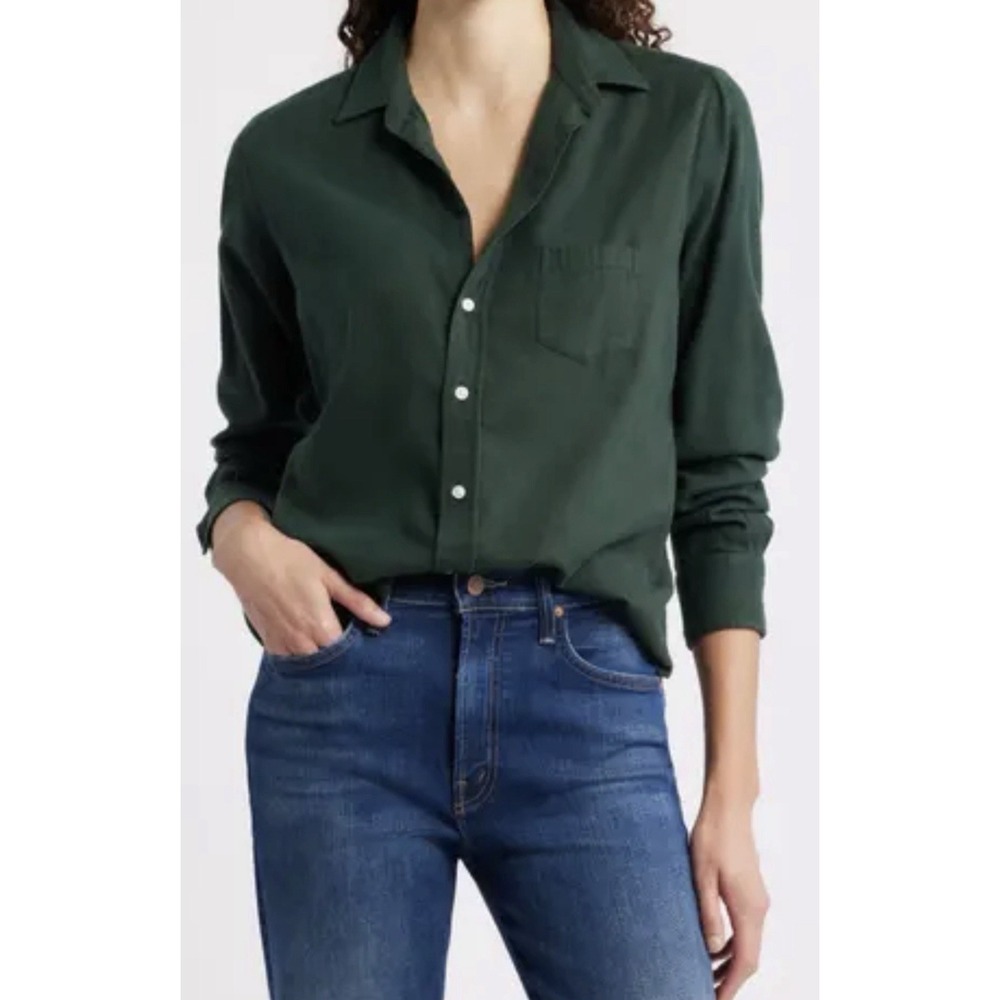Valerie Stevens Petites Silk Blouse Womens Earthy Quiet Luxury Fairy Grunge 10P